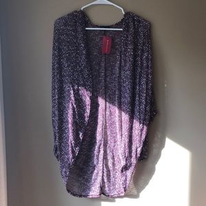 New Maroon and white sweater